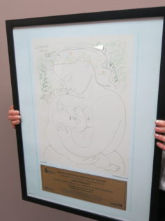 Plaque presented to Two Rivers FHT by The Breastfeeding Committee for Canada